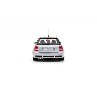 Audi RS 4 (B5) Avant \"stanced\" Avus Silver 2025  OttO mobile Project Cars 1:18 Resinemodell (Türen, Motorhaube... nicht zu öffnen!)